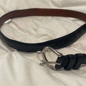 Ladies Coach Black Leather Belt Medium Model 8504